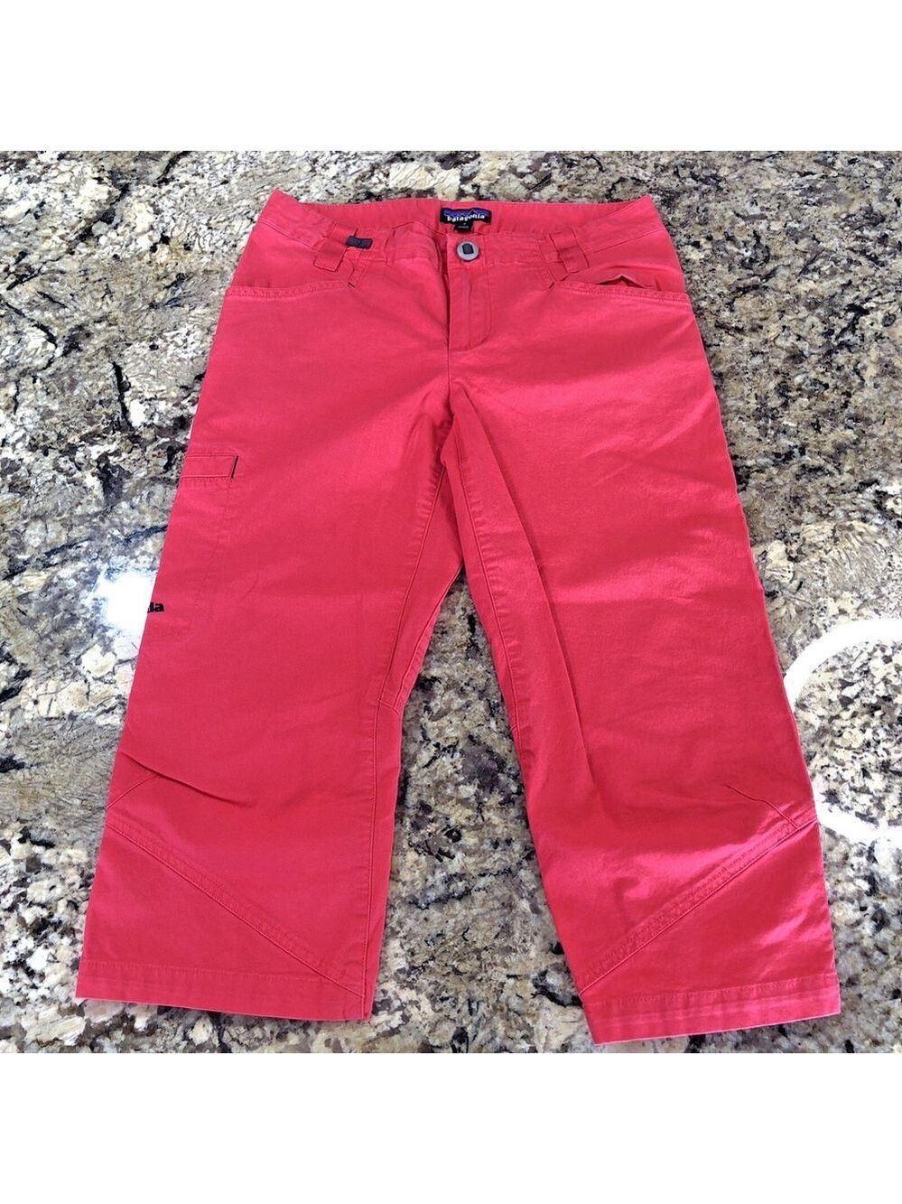 Size 29 X 19.5 Patagonia Women’s Capri Pants Pink Light Soft Hiking Outdoors VN